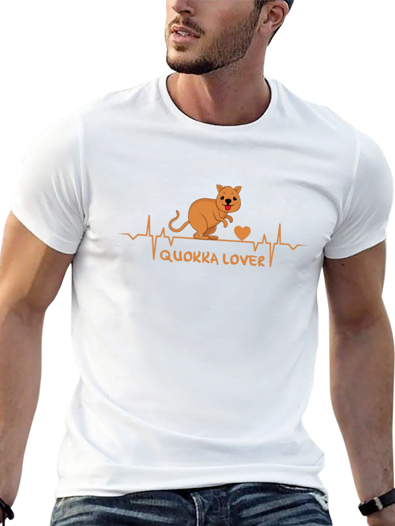 Camiseta Negra Quokka Lover - Diseño Adorable