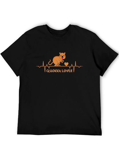 Camiseta Negra Quokka Lover - Diseño Adorable