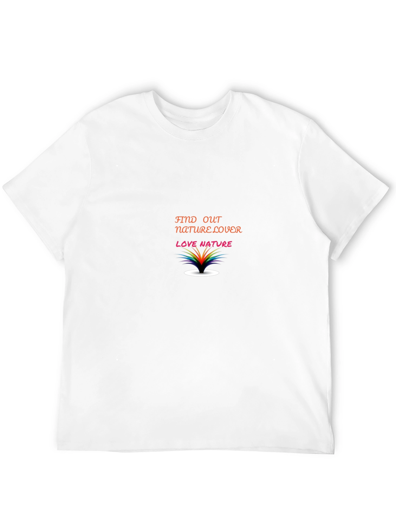 Camiseta Negra Amante de la Naturaleza