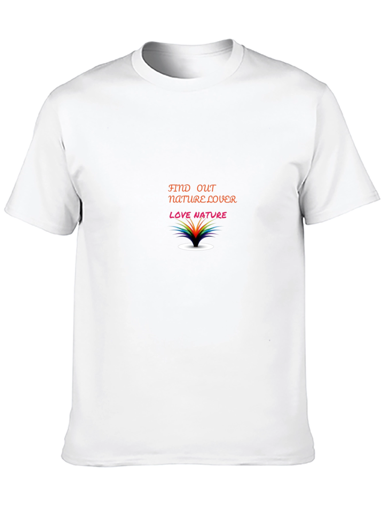 Camiseta Negra Amante de la Naturaleza