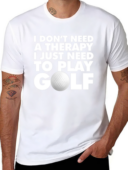 Camiseta Golf es mi Terapia para Hombre