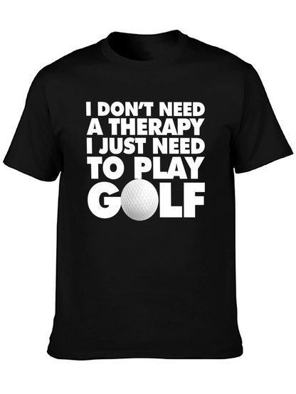 Camiseta Golf es mi Terapia para Hombre