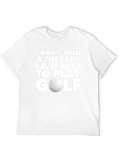 Camiseta Golf es mi Terapia para Hombre