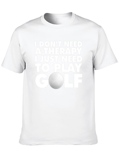 Camiseta Golf es mi Terapia para Hombre