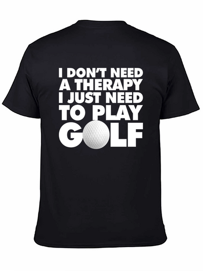 Camiseta Golf es mi Terapia para Hombre