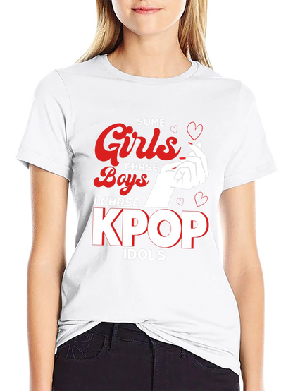 Camiseta Negra KPop Idols