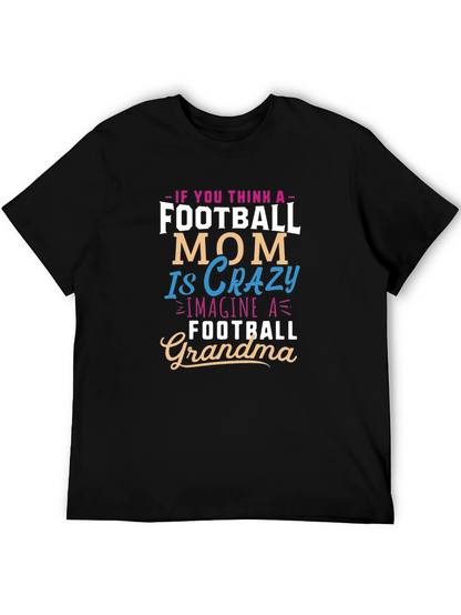 Camiseta Negra Football Grandma