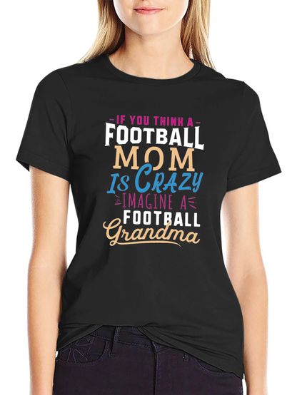 Camiseta Negra Football Grandma
