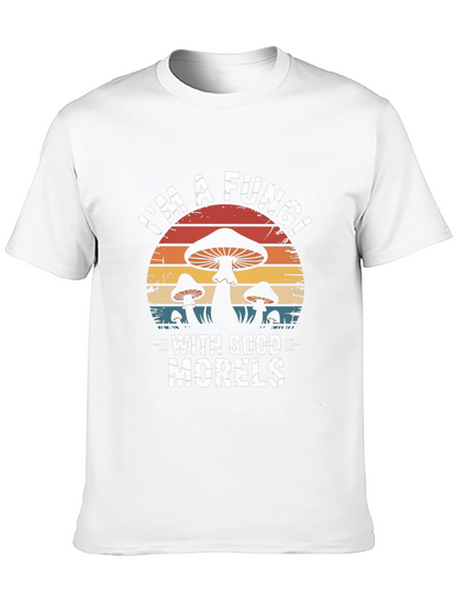 Camiseta Negra Im a Fungi With Good Morels