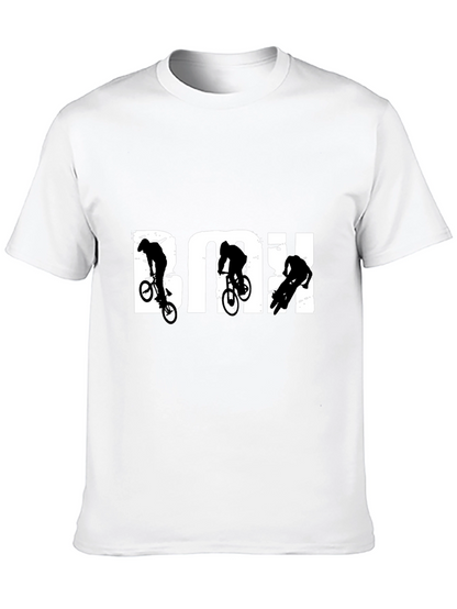 Camiseta Negra BMX Estilo Urbano