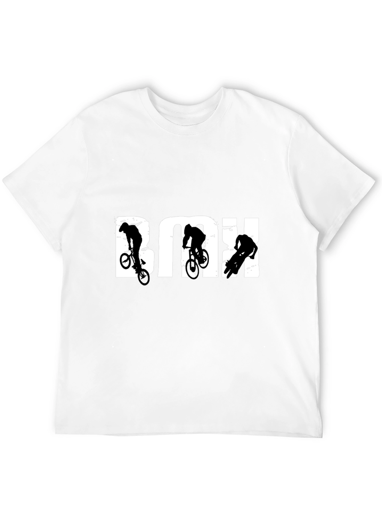 Camiseta Negra BMX Estilo Urbano