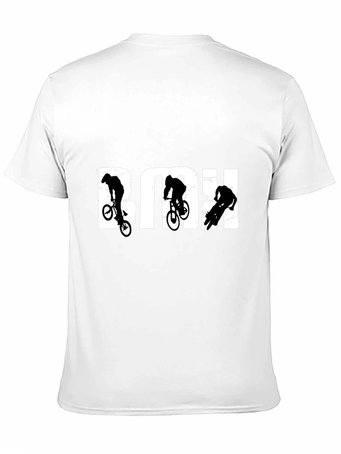 Camiseta Negra BMX Estilo Urbano
