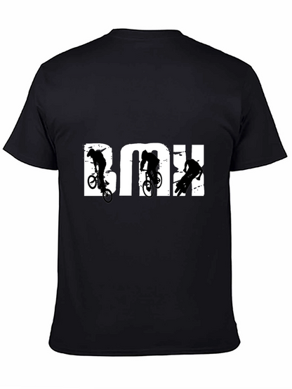 Camiseta Negra BMX Estilo Urbano