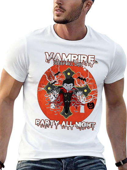 Camiseta Vampiro Halloween - Fiesta Nocturna