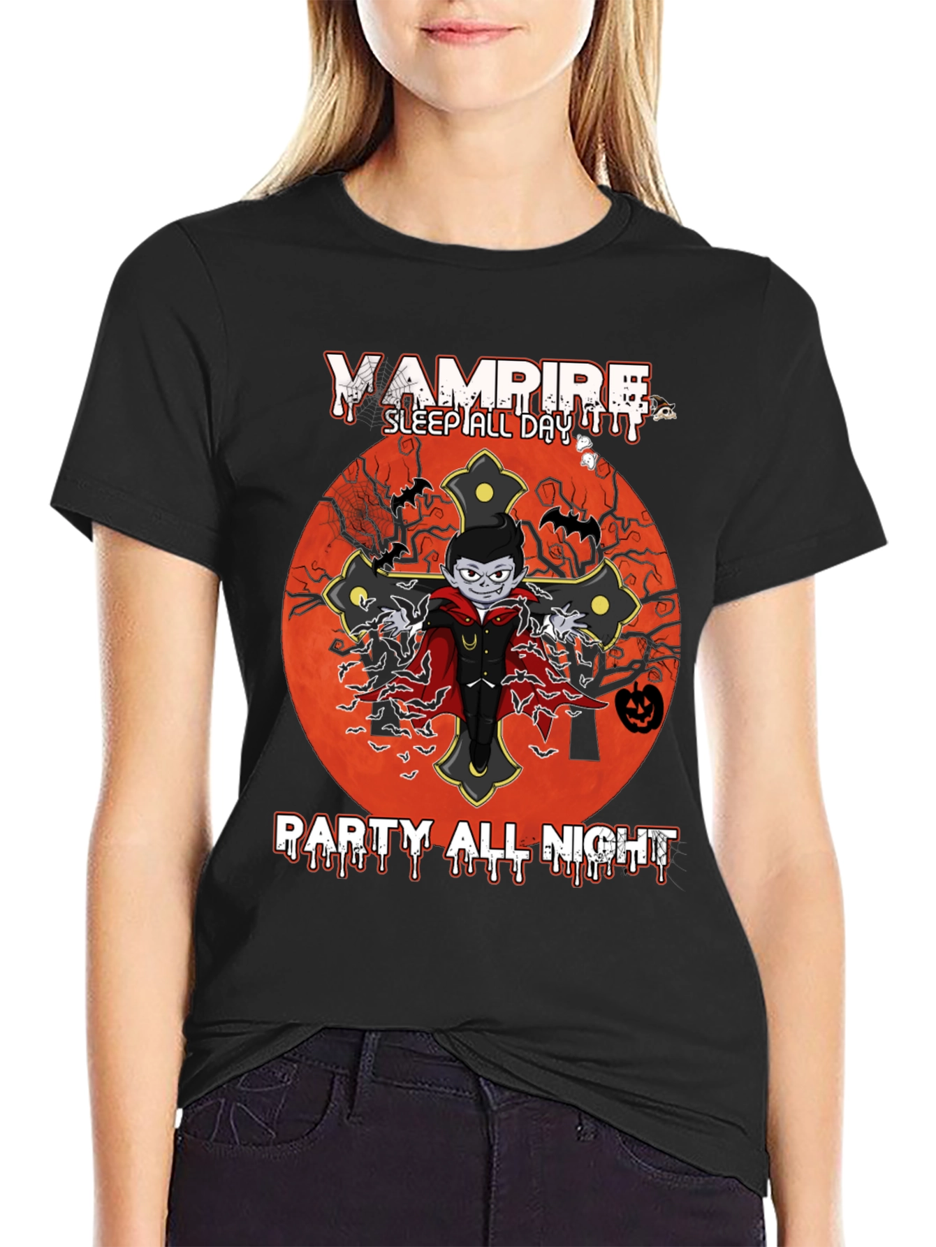 Camiseta Vampiro Halloween - Fiesta Nocturna