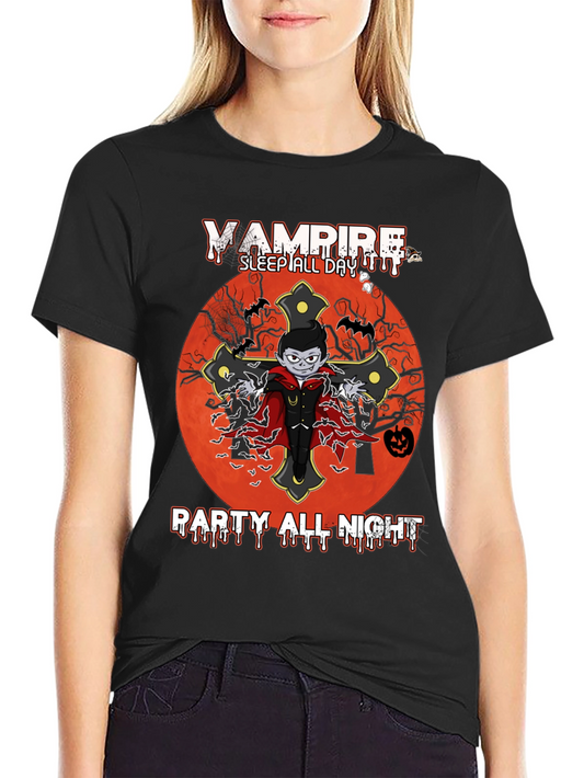 Camiseta Vampiro Halloween - Fiesta Nocturna