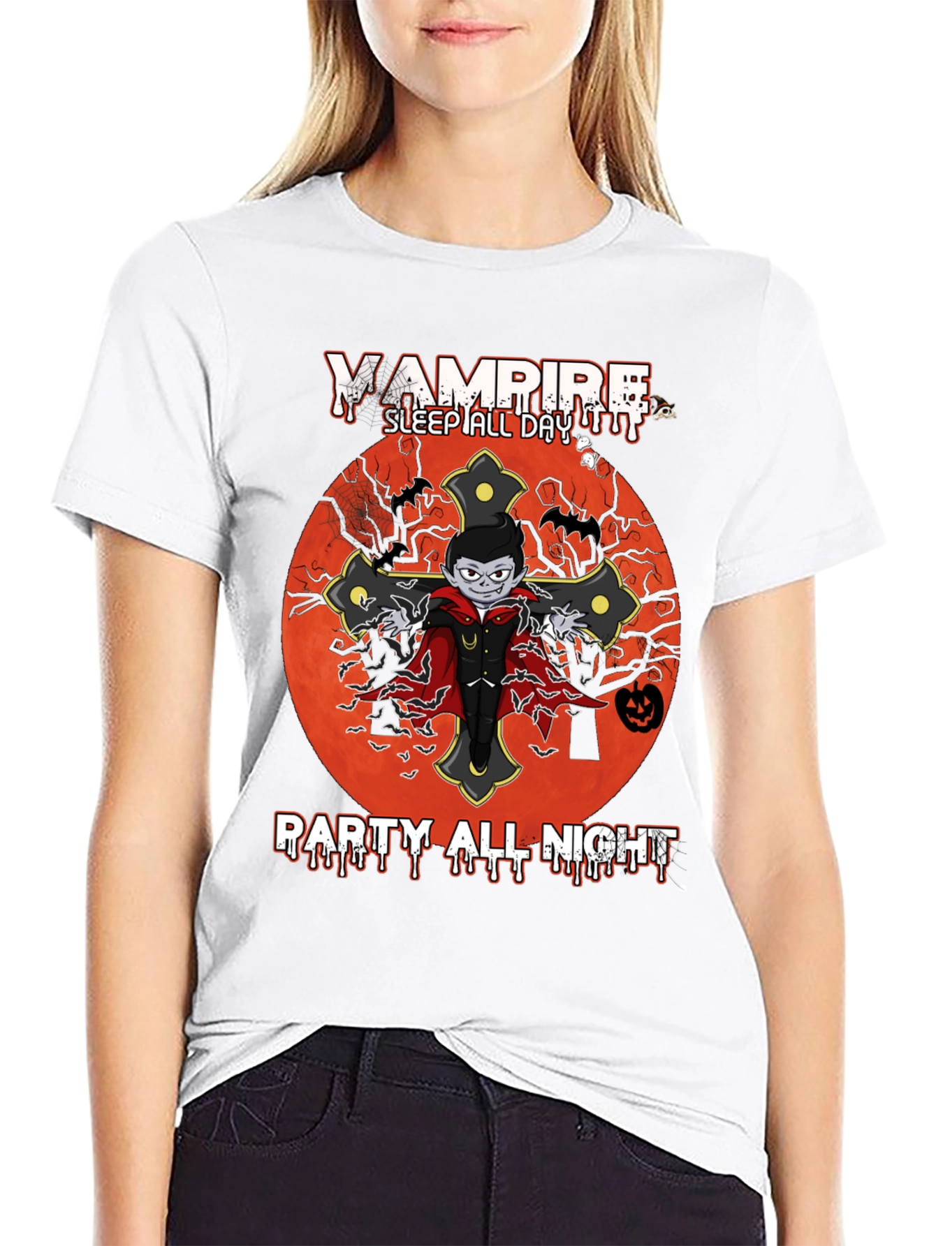 Camiseta Vampiro Halloween - Fiesta Nocturna