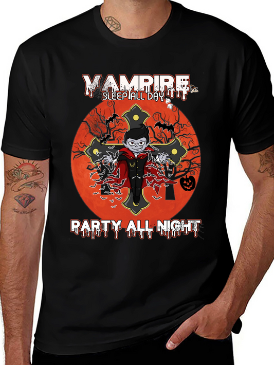 Camiseta Vampiro Halloween - Fiesta Nocturna