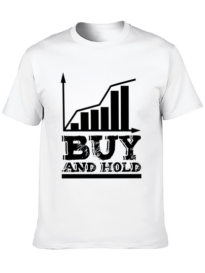 Camiseta Negra: Buy and Hold - Inversión