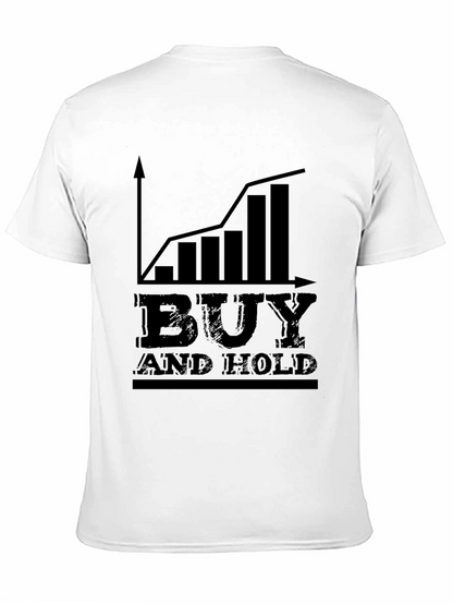 Camiseta Negra: Buy and Hold - Inversión