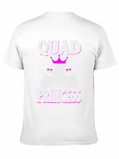 Camiseta Negra Quad Princess para Amantes de ATV