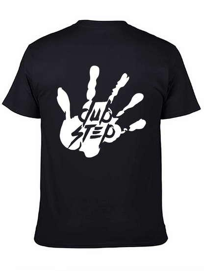 Camiseta Negra Dubstep Mano Blanca