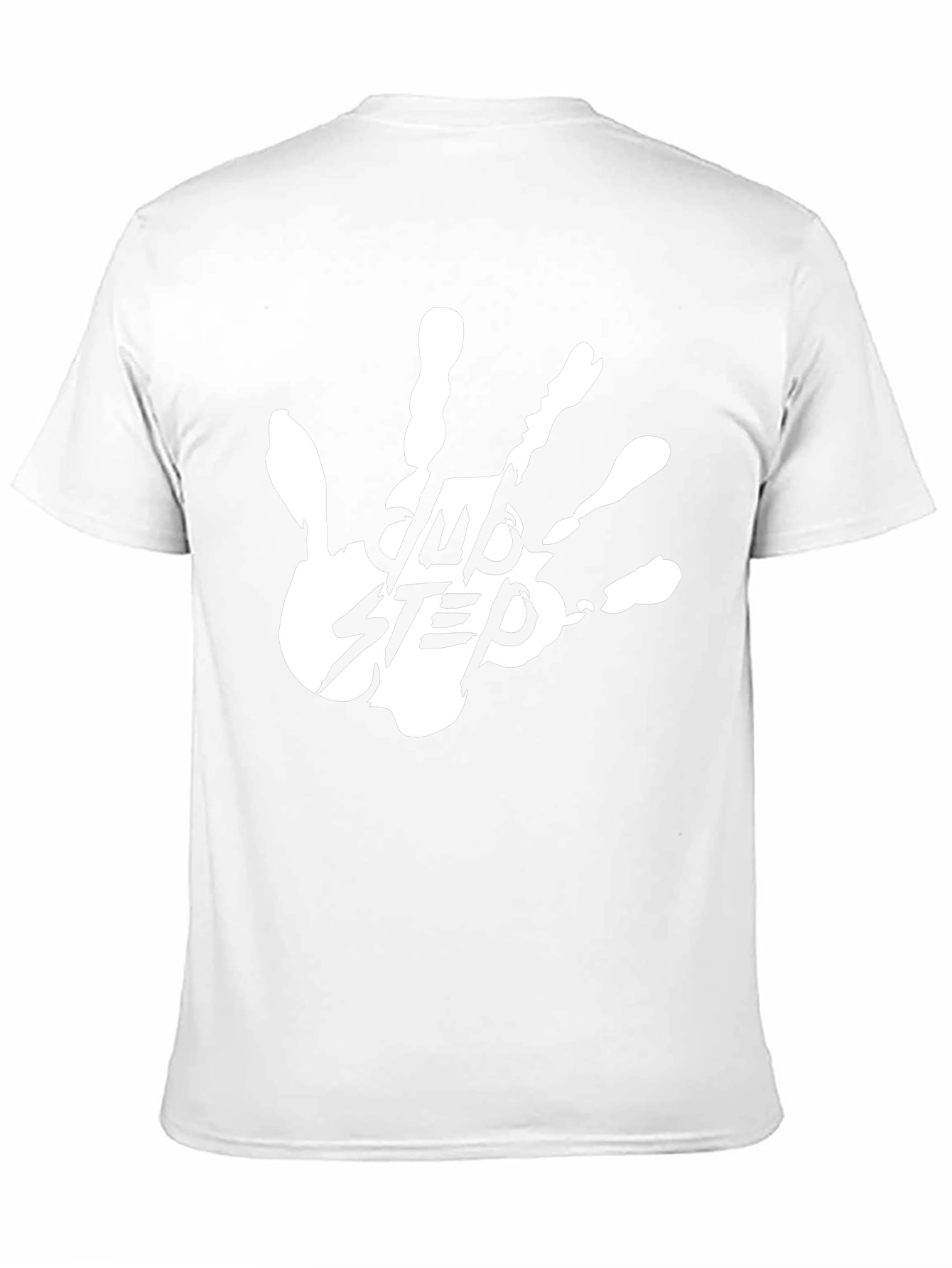 Camiseta Negra Dubstep Mano Blanca