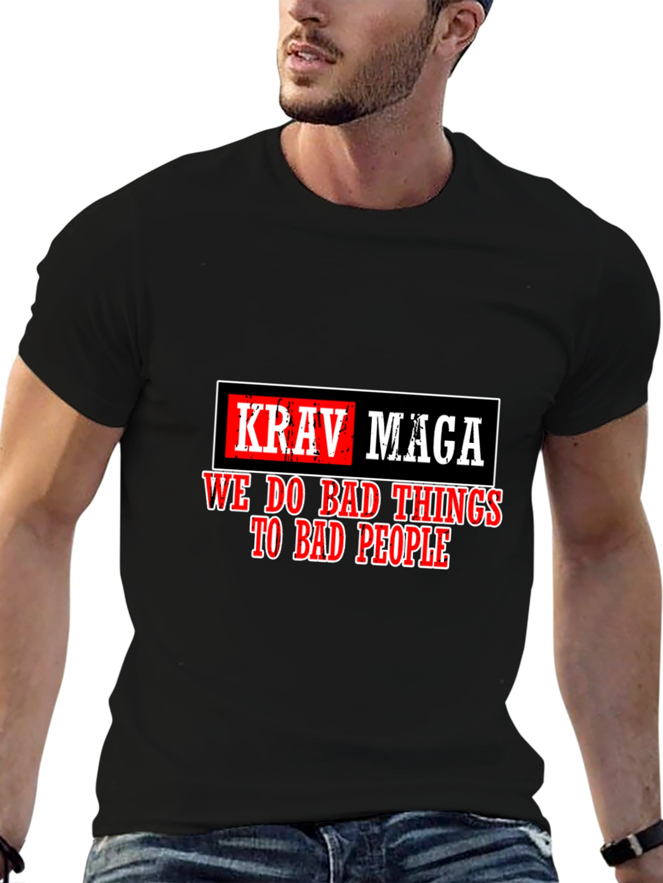 Camiseta Krav Maga - Hacemos Cosas Malas