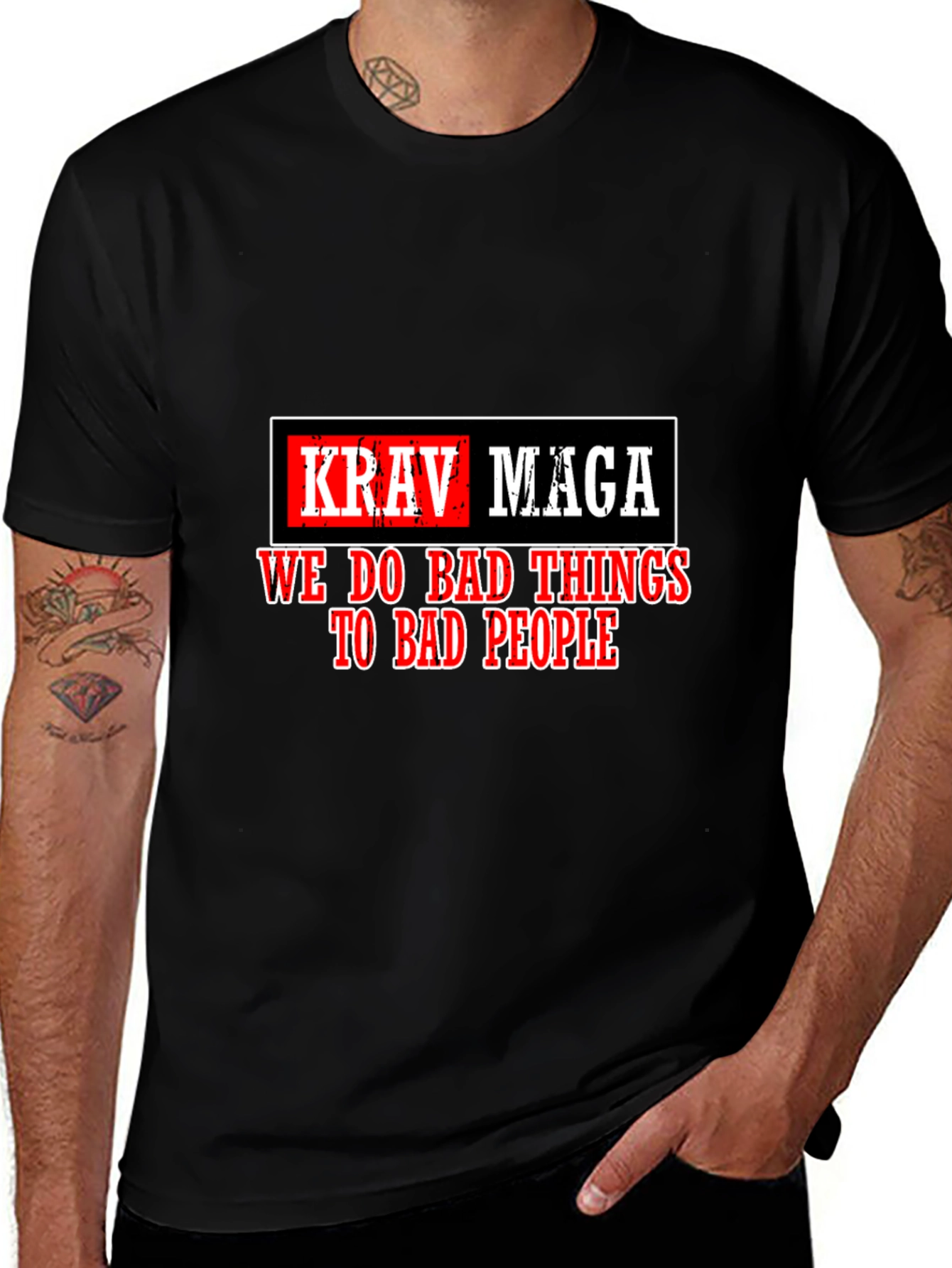 Camiseta Krav Maga - Hacemos Cosas Malas
