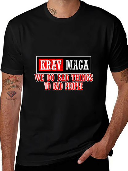 Camiseta Krav Maga - Hacemos Cosas Malas