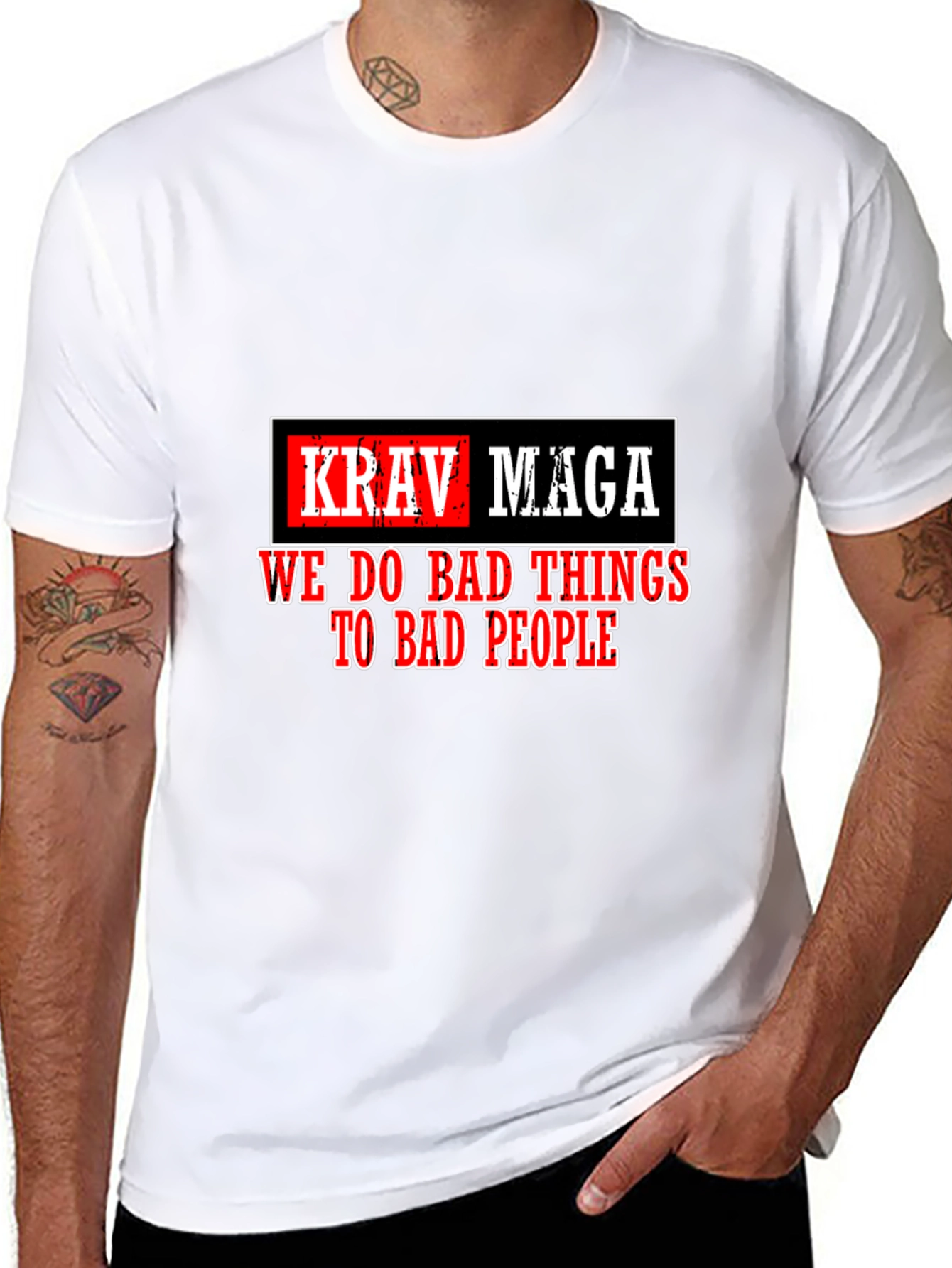 Camiseta Krav Maga - Hacemos Cosas Malas