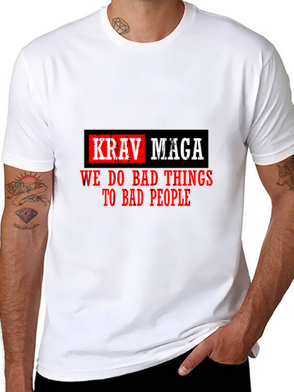 Camiseta Krav Maga - Hacemos Cosas Malas