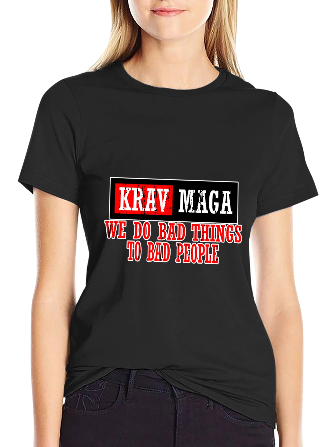 Camiseta Krav Maga - Hacemos Cosas Malas