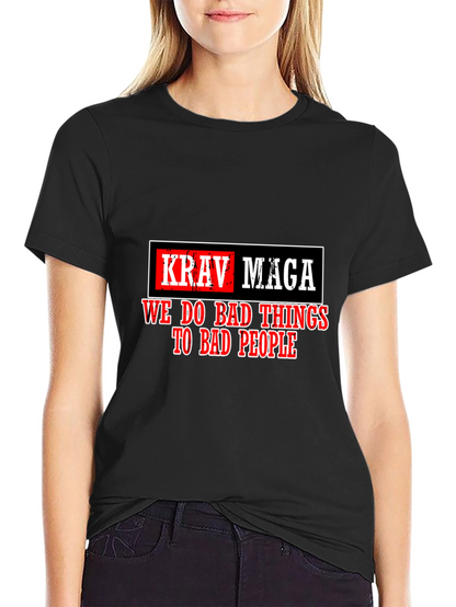 Camiseta Krav Maga - Hacemos Cosas Malas