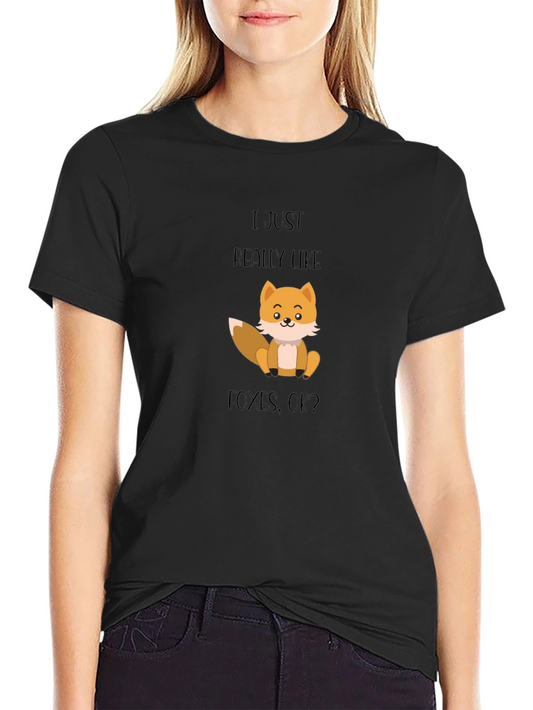Camiseta Negra Amo a los Zorros