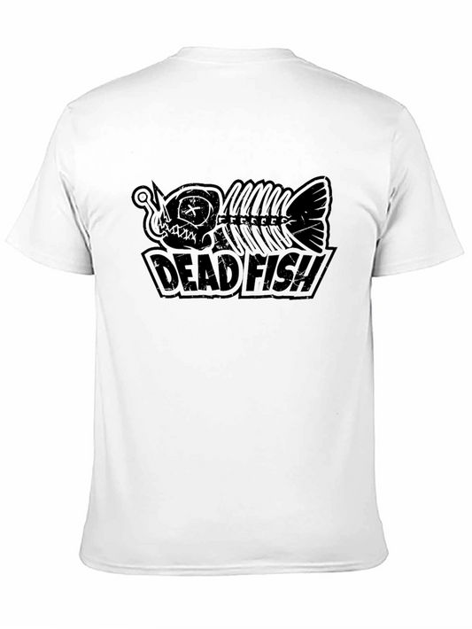 Camiseta Negra Dead Fish Estilo Urbano