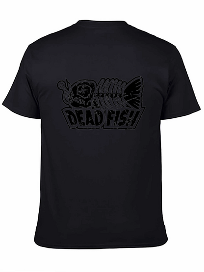 Camiseta Negra Dead Fish Estilo Urbano