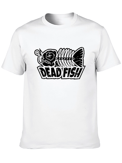 Camiseta Negra Dead Fish Estilo Urbano