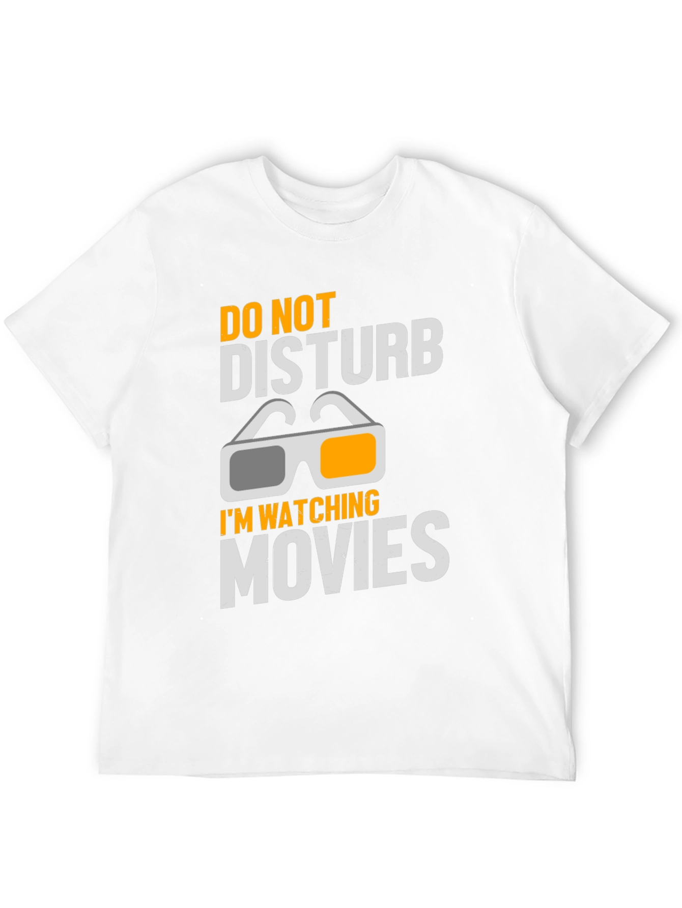 Camiseta Negra No Molestar Estoy Viendo Películas