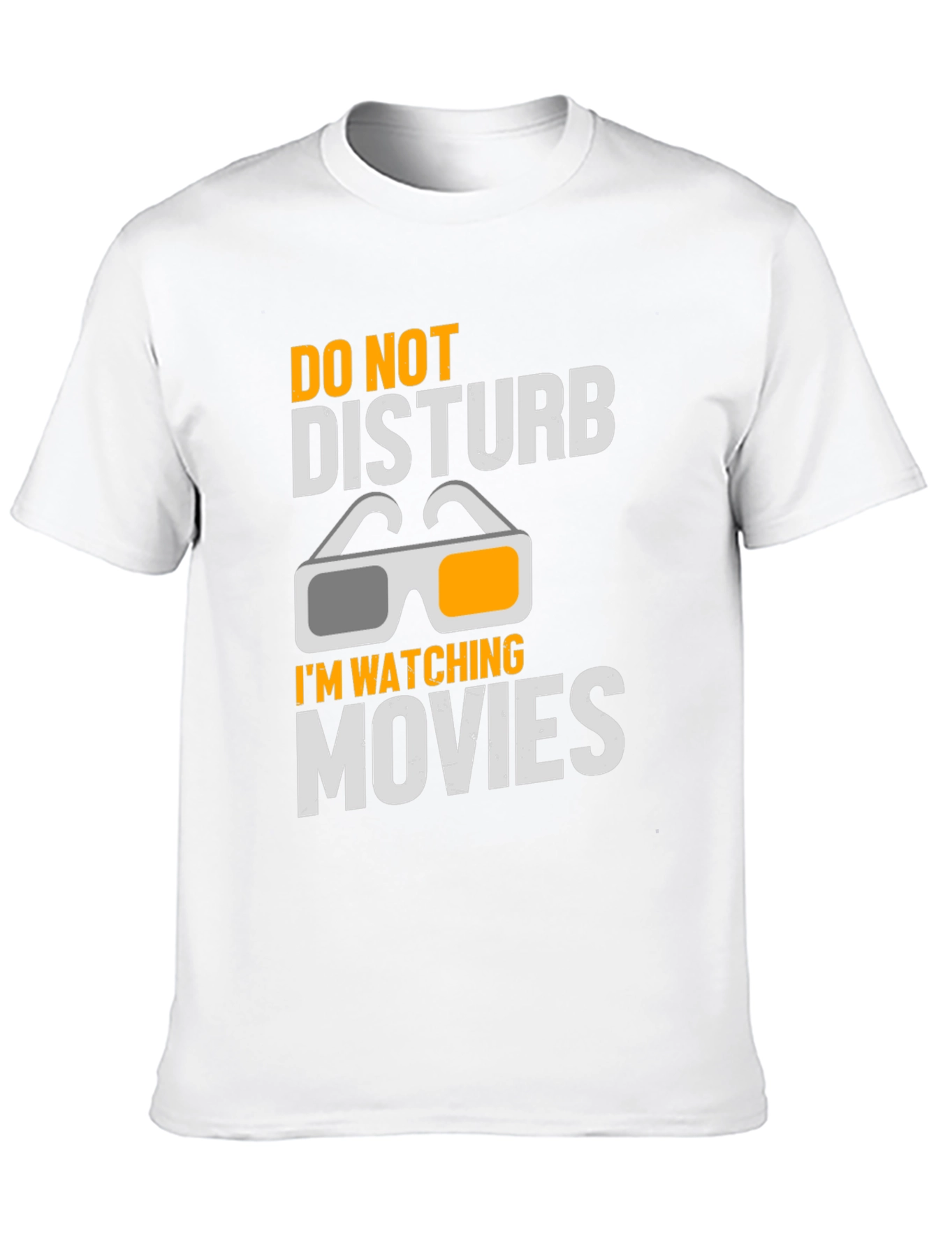 Camiseta Negra No Molestar Estoy Viendo Películas