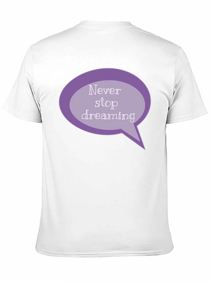 Camiseta Negra: Nunca Dejes de Soñar