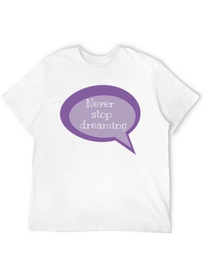 Camiseta Negra: Nunca Dejes de Soñar