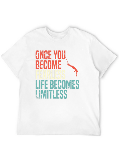 Camiseta Negra: Una Vez Eres Imparable Vida Ilimitada