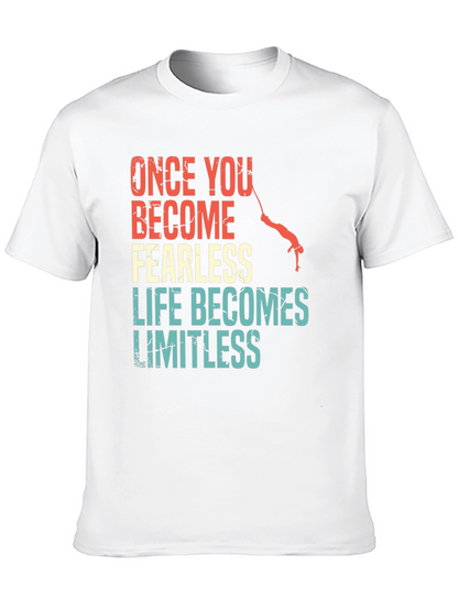 Camiseta Negra: Una Vez Eres Imparable Vida Ilimitada