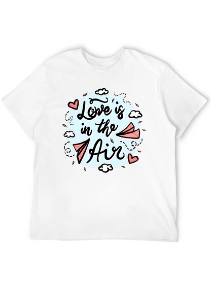 Camiseta Negra Love is in the Air
