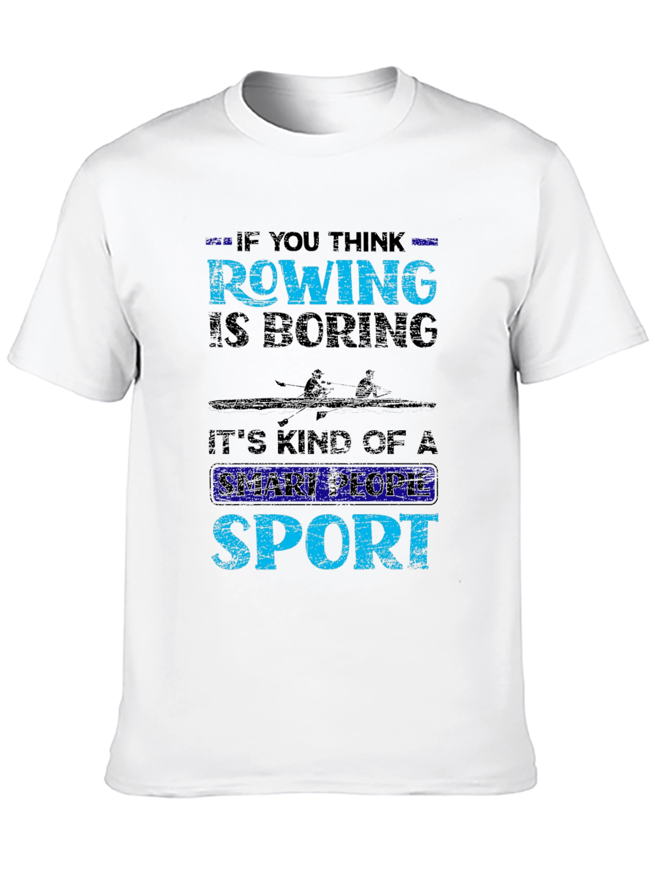 Camiseta Negra Rowing: Deporte Inteligente