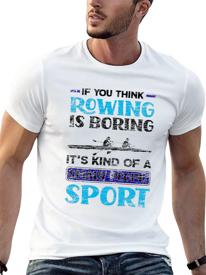 Camiseta Negra Rowing: Deporte Inteligente