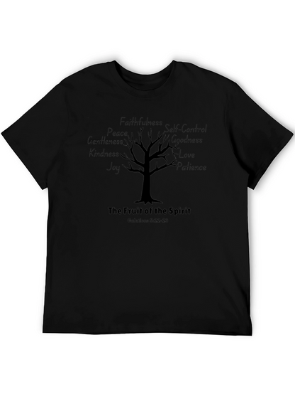 Camiseta Negra: El Fruto del Espíritu