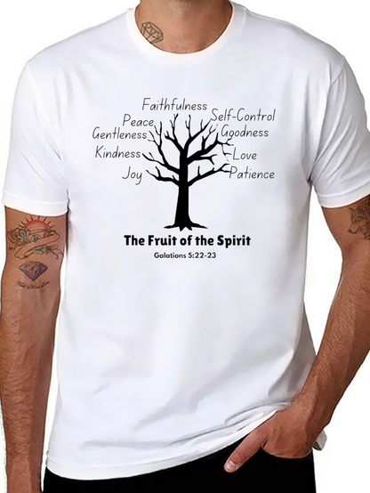 Camiseta Negra: El Fruto del Espíritu