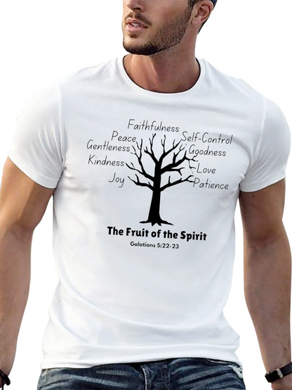 Camiseta Negra: El Fruto del Espíritu